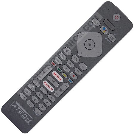 Controle Remoto TV Philips RC4154401/01R / 58PUS7304 (Smart TV)