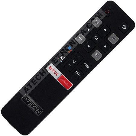 Controle Remoto TV Semp CT-6850 / TCL RC802V (Smart TV)