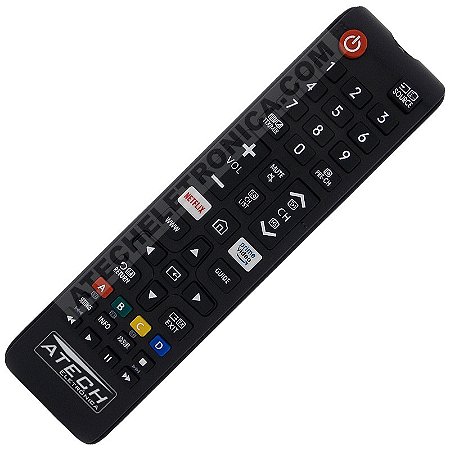 Controle Remoto TV Samsung BN59-01315D / BN59-01315E / UA43RU7100W / UA50RU7100W / UA55RU7100W / UA58RU7100W (Smart TV)