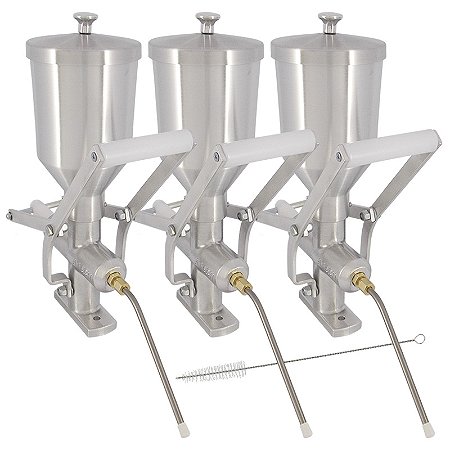 Kit 3 Doceira de Churros 1 Litro (Recheadeira de Churros)