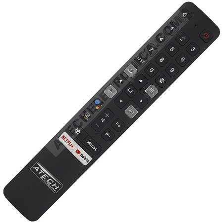 Controle Remoto TV TCL RC901V FMR1 (Smart TV)