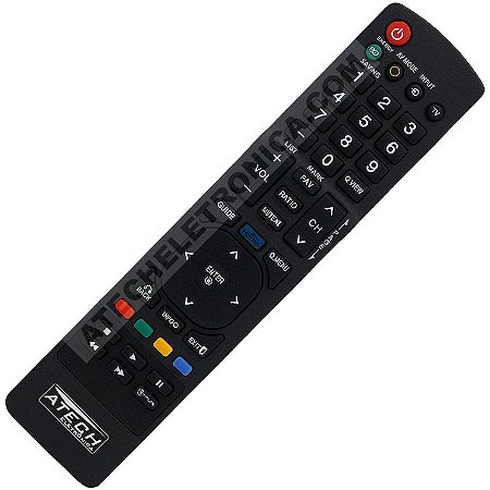 Controle Remoto TV LG AKB72915252 / 26LK330 / 32LK330 / 32LK450 / 37LK450