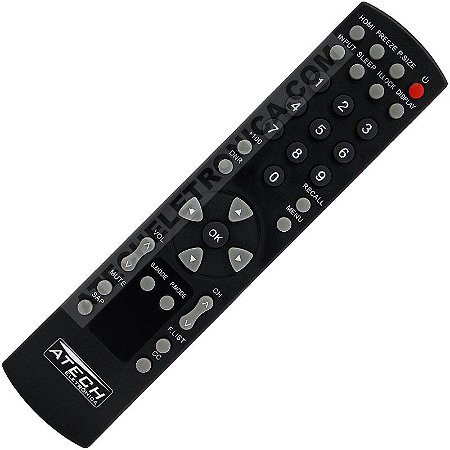 Controle Remoto TV H-Buster HBTV-3201HD / HBTV-4201HD