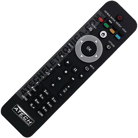 Controle Remoto Blu-Ray Philips BDP3000X