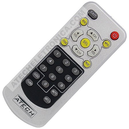 Controle Remoto Receptor Amplimatic ET7000 Slim / Plasmatic RP700 Slim