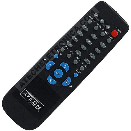Controle Remoto TV Semp Toshiba CT-6310 / LC1943W / LC2643W / LC3243W / LC3743W / LC4243W