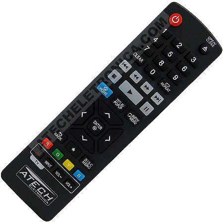 Controle Remoto Blu-Ray LG AKB73735801 / BP330 / BP440 / BP530 / BP630