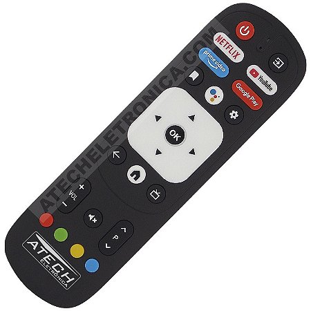 Controle Remoto TV Vizzion BR32D1SA / BR43D1SA / BR50GUA (Smart TV)