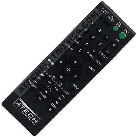 Controle Remoto DVD Sony RMT-D187A / DVDP-SR200P