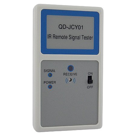 Testador de Controle Remoto com Bip QD-JCY01 (IR Remote Signal Tester)