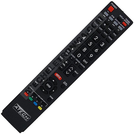 Controle Remoto TV Sharp LC-50LE650U (Smart TV)