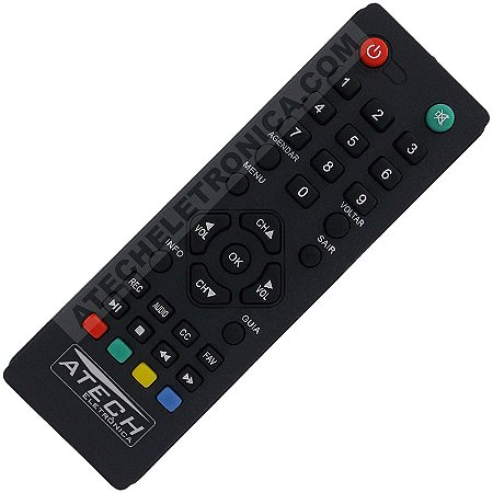 Controle Remoto Conversor Digital Tele System TS 26