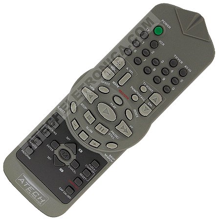 Controle Remoto Vídeo Cassete Philco PCR-91