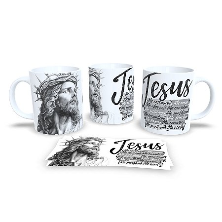 Caneca Cerâmica Personalizada Religião / Jesus - Modelo 785363