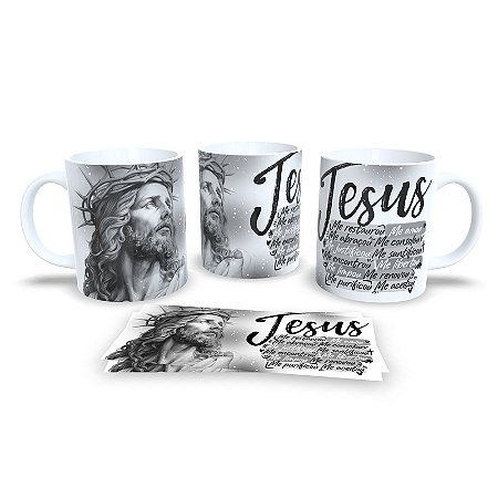 Caneca Cerâmica Personalizada Religião / Jesus - Modelo 785360