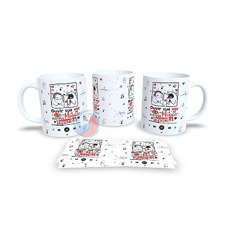 Caneca Cerâmica Personalizada Dia dos Namorados / Casal - Código 785084
