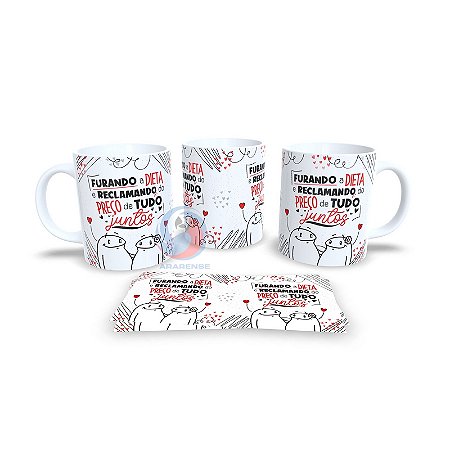 Caneca Cerâmica Personalizada Dia dos Namorados Casal - Código 785105