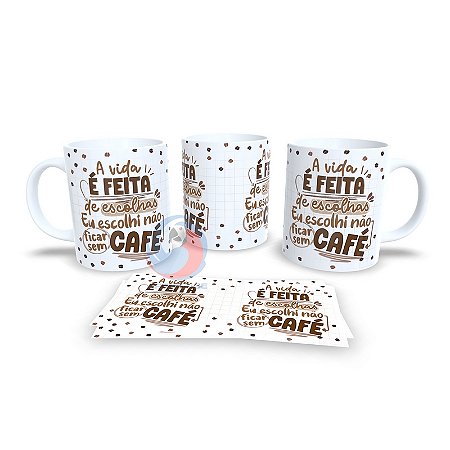 Caneca Cerâmica Personalizada Café - Código 785064