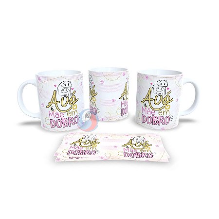 Caneca Cerâmica Personalizada Mãe / Dia das Mães Avó 785123