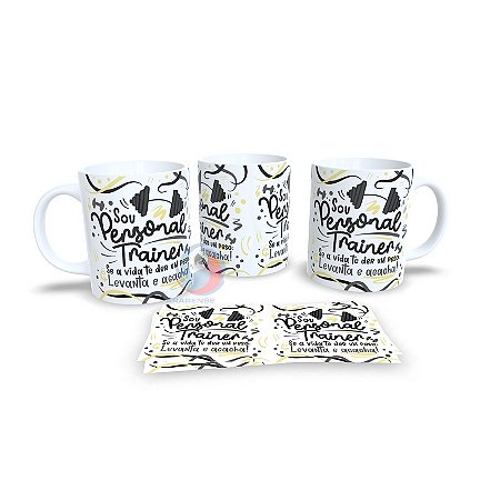 Caneca Cerâmica Personalizada Profissão Personal Trainer - Código 785159