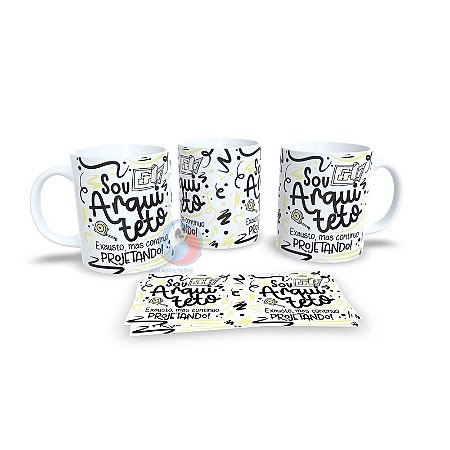 Caneca Cerâmica Personalizada Profissão Arquiteto  - Código 785155