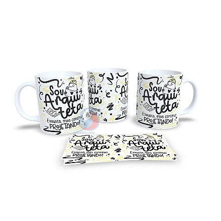 Caneca Cerâmica Personalizada Profissão Arquiteta - Código 785154
