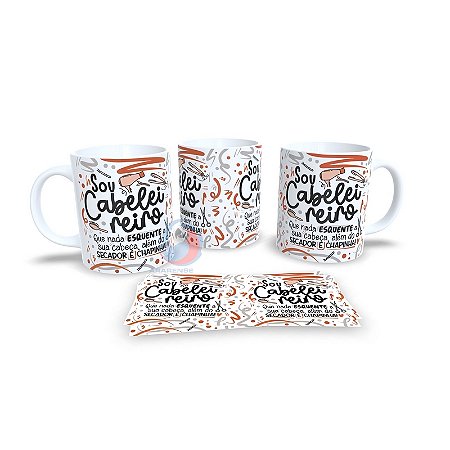 Caneca Cerâmica Personalizada Profissão Cabeleireiro - Código 785152