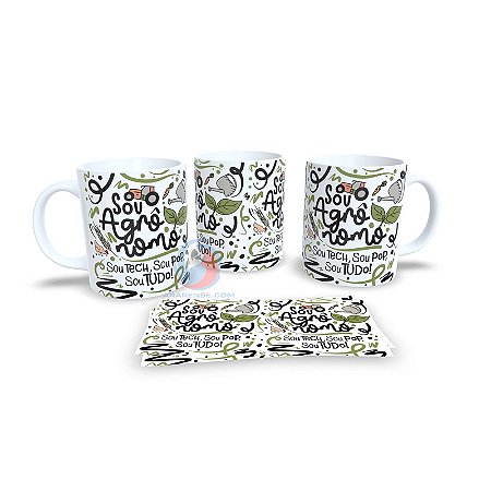 Caneca Cerâmica Personalizada Profissão Agrônomo - Código 785140