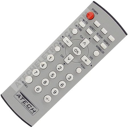 Controle Remoto TV Panasonic EUR7717040P / TC-21FX30L / TC-21FX32L / TC-29FX32L / TC-2929S / TC-21FG10T / TC-21FS10T