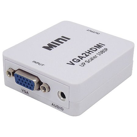 Adaptador Conversor VGA para HDMI com Áudio