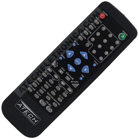 Controle Remoto DVD CCE DVD-760USX / DVD-767USX / DVD-800