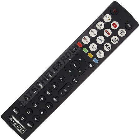 Controle Remoto TV Hisense EN2J36H / 32A4KV / 40A4KV / 43A4KV / 58A6BG / 58A6BGTUK / 58A6CG (Smart TV)