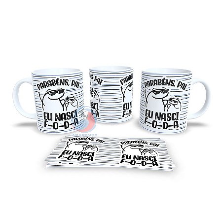 Caneca Cerâmica Personalizada Pai / Dia dos Pais