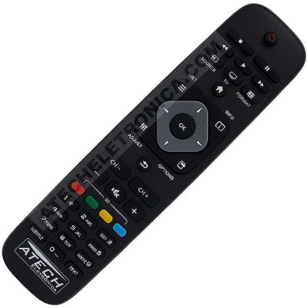 Controle Remoto TV Philips 22PFL3207 / 24PFL3017 / 26PFL3207 / 32PFL3007 / 32PFL3017 / 32PFL3088 / 32PFL3307