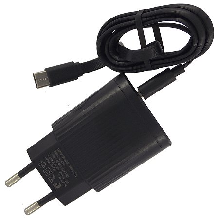 Carregador Rápido Tipo C + USB 5V 5.1A Bivolt