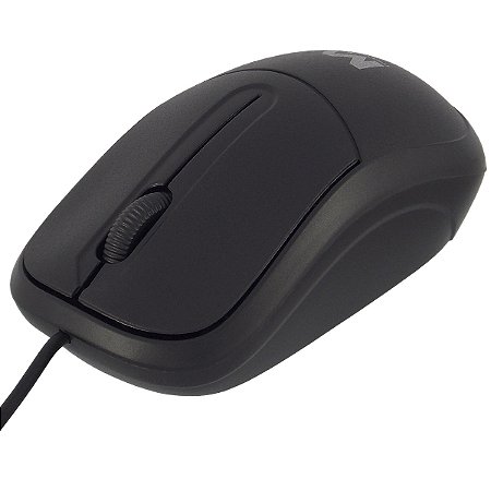 Mouse Óptico USB com Fio com Resolução 1000 DPI