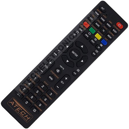 Controle Remoto Universal TV LED / LCD / Smart TV - Mais de 30 Marcas Nacional e Importada