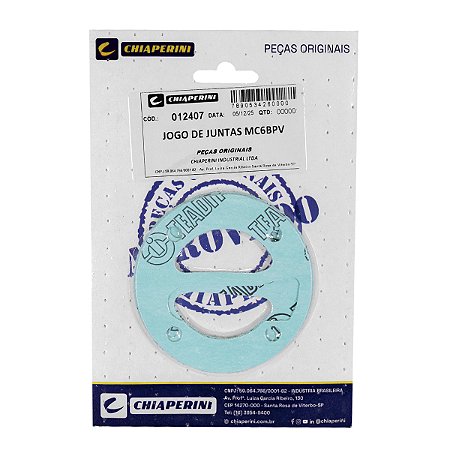 Jogo De Juntas Mc6Bpv - Mc6Bpv Odonto - Chiaperini
