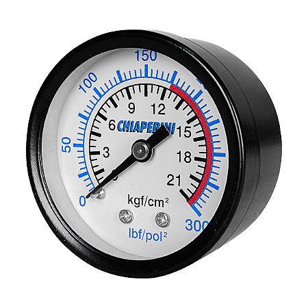 Manômetro 300 Lbs 175/300 50 mm. 1/4" Npt Mupac - Compressores Alta Pressão - Chiaperini