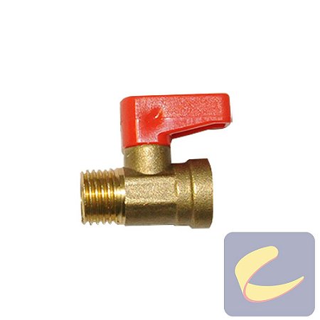 Válvula Purgadora 1/4"Npt Esférica - Motocompressores - Compressores Baixa/ Média/ Alta Pressão - Chiaperini