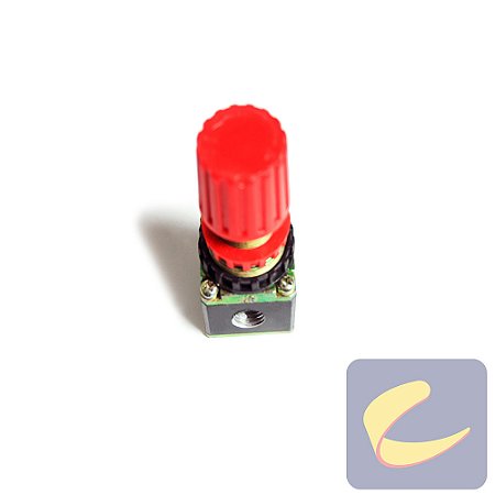 Válvula Reg. Pressão Com Alívio 1/4" Npt 0-8 Bar - Compressores Odonto/ Baixa Pressão - Chiaperini