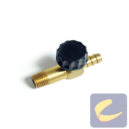 Registro De Ar 1/4" Agulha - Compressores Odonto - Chiaperini