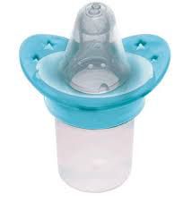 Dosador de Remédio infantil Chupeta 25ml - Azul- Buba Baby