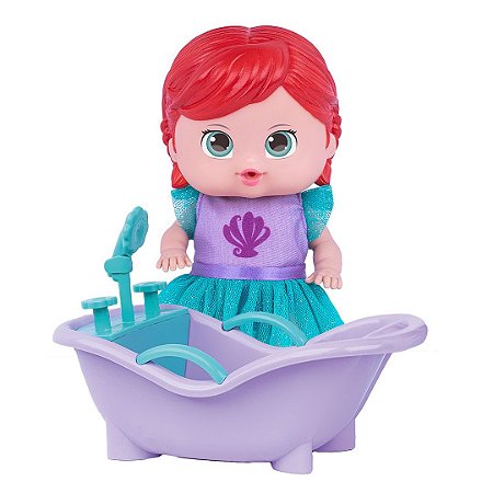 Boneca - Princesa Pequena Sereia Disney  - Cotiplás