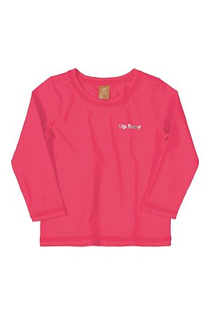 Camiseta Manga Longa Piscina - Pink - Up Baby