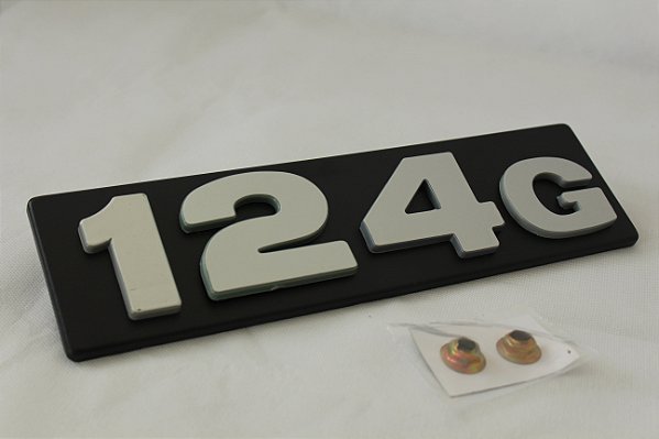 Emblema Frontal Scania S-4 ''124G'' - Com presilha