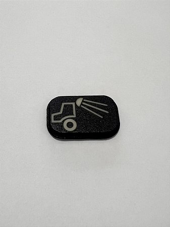 Tampa Placa Simbolo Painel Scania 113/124 - Luz de serviço Traseira