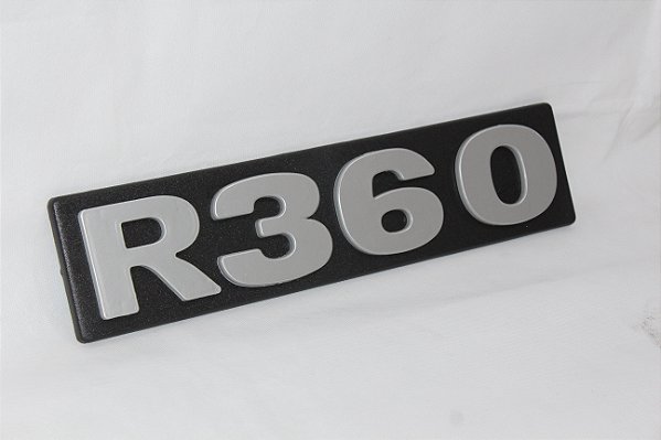 Emblema Potência Frontal Scania - S4 R - 360 c/ Presilhas