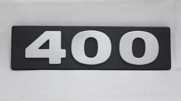 Emblema Frontal Scania S-4 ''400''  C/ Presilhas