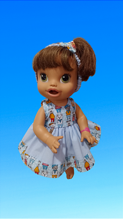 vestido baby alive
